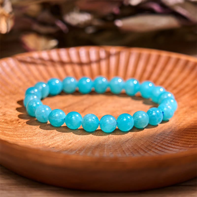 Pulsera de equilibrio positivo de amazonita con Buddha Stones