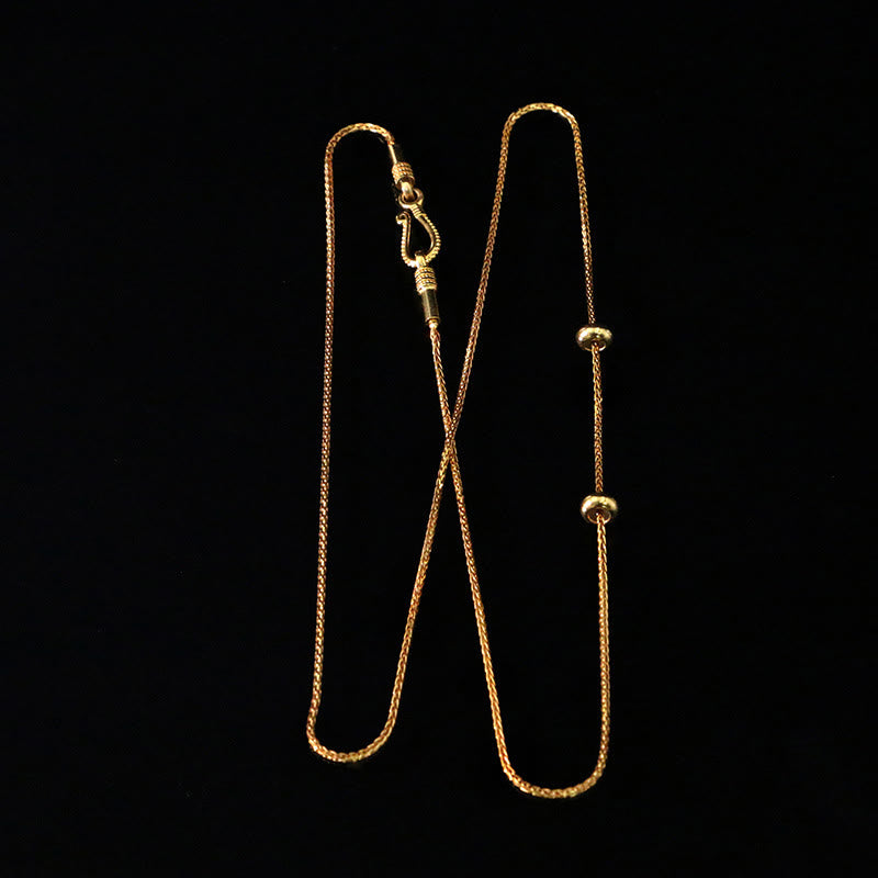 Collar con colgante de plata de ley 925 con Buddha Stones y bendición del dios de la riqueza Jambhala amarillo del Tíbet