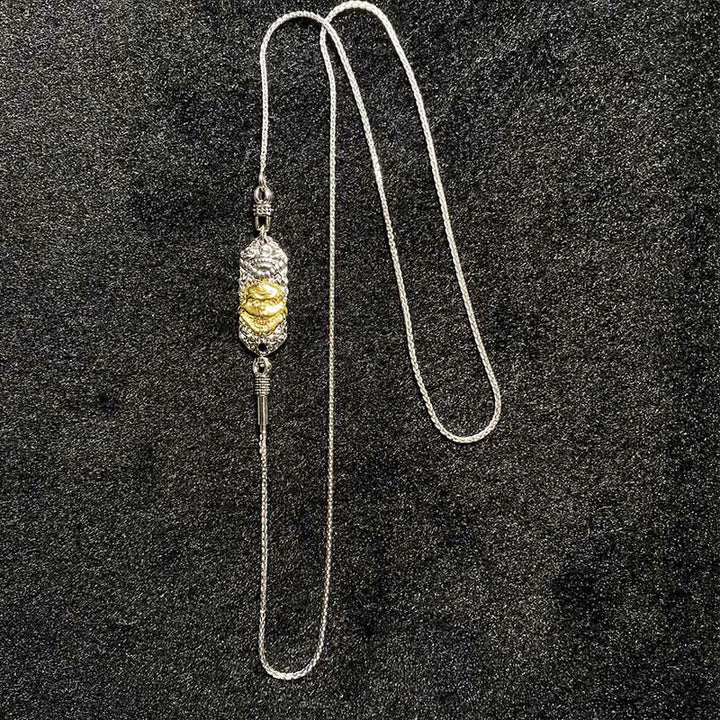 Collar con colgante de sabiduría Om Mani Padme Hum con rueda de oración tibetana de plata de ley 925 y Buddha Stones - image 22