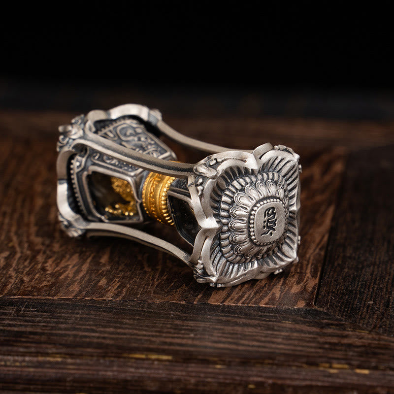 Collar con colgante de bendición de la diosa de la riqueza tibetana Zakiram de plata de ley 925 con Buddha Stones