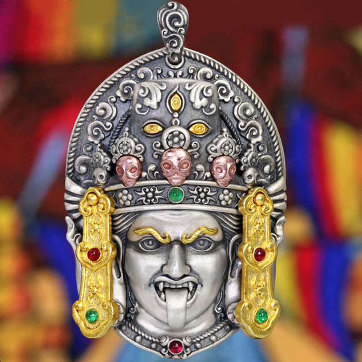 Buddha Stones , diosa tibetana Zakiram de la riqueza, que aleja a los malos espíritus