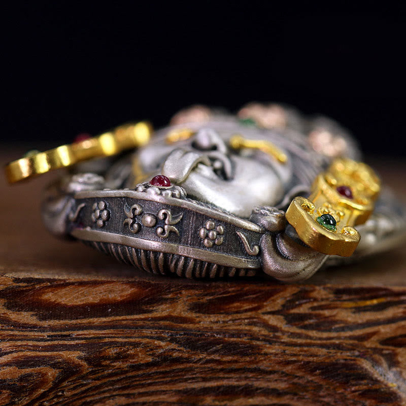 Buddha Stones , diosa tibetana Zakiram de la riqueza, que aleja a los malos espíritus