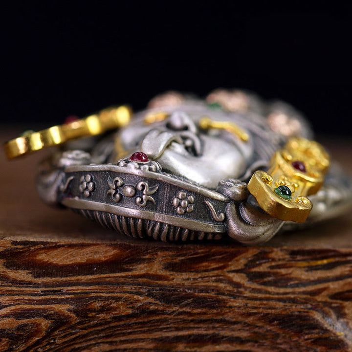 Buddha Stones , diosa tibetana Zakiram de la riqueza, que aleja a los malos espíritus