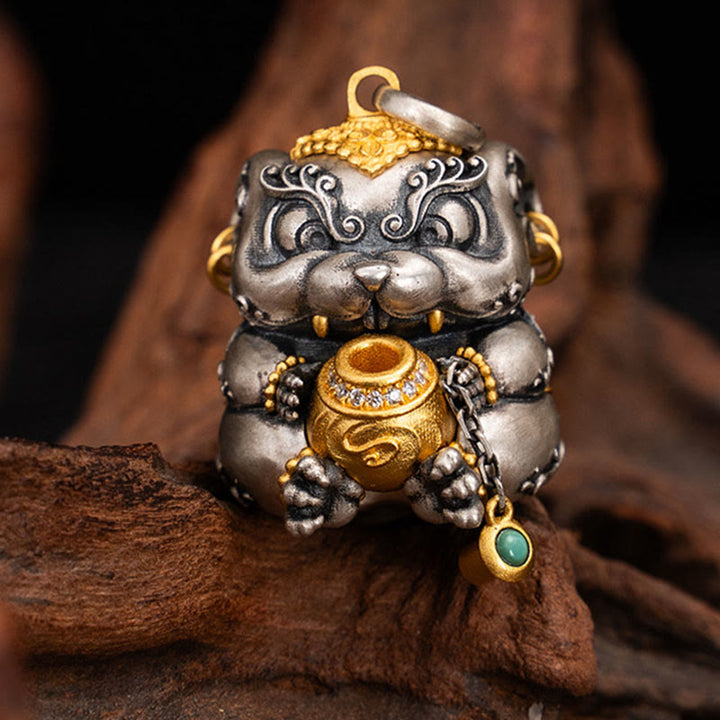 Buddha Stones y protección contra ratas escupidoras de tesoros tibetanos