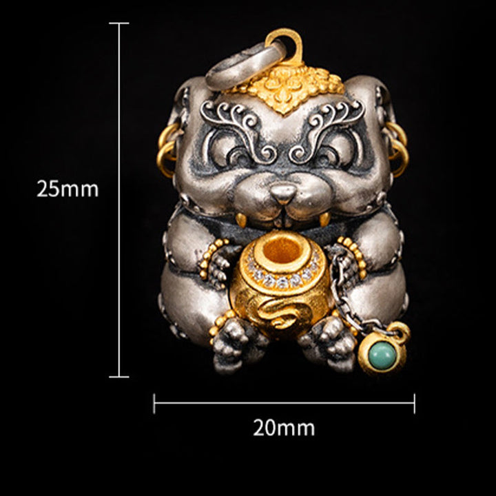 Buddha Stones y protección contra ratas escupidoras de tesoros tibetanos