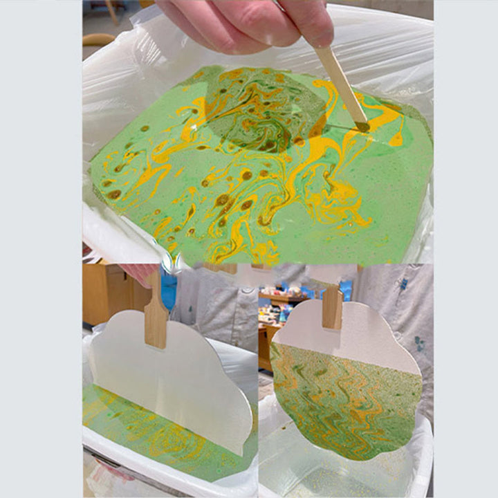 Abanico de mano con pintura en blanco de laca china hecha a mano con Buddha Stones