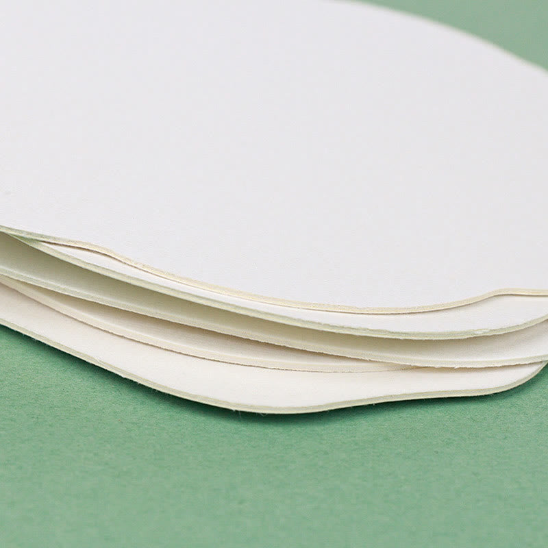 Abanico de mano con pintura en blanco de laca china hecha a mano con Buddha Stones