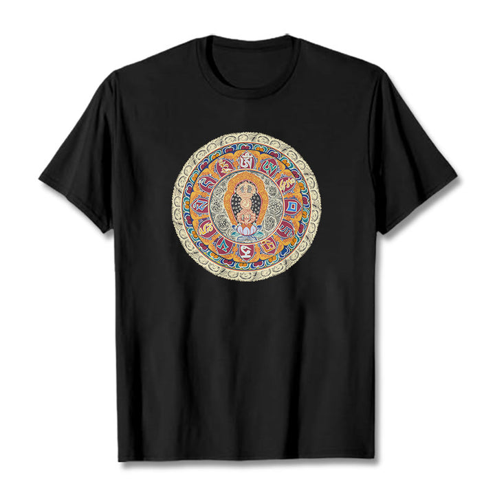Camiseta de algodón con Buddha Stones - Negro - 2XL - image 3