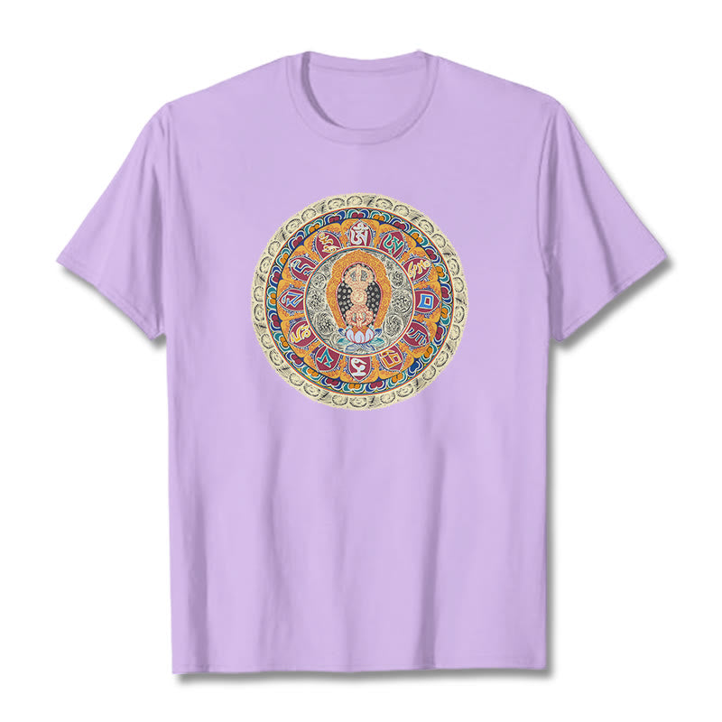 Camiseta de algodón con Buddha Stones - Ciruela - 2XL - image 16