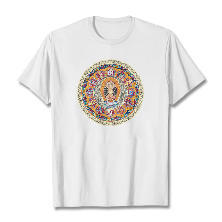 Camiseta de algodón con Buddha Stones - Blanco - 2XL - image 11