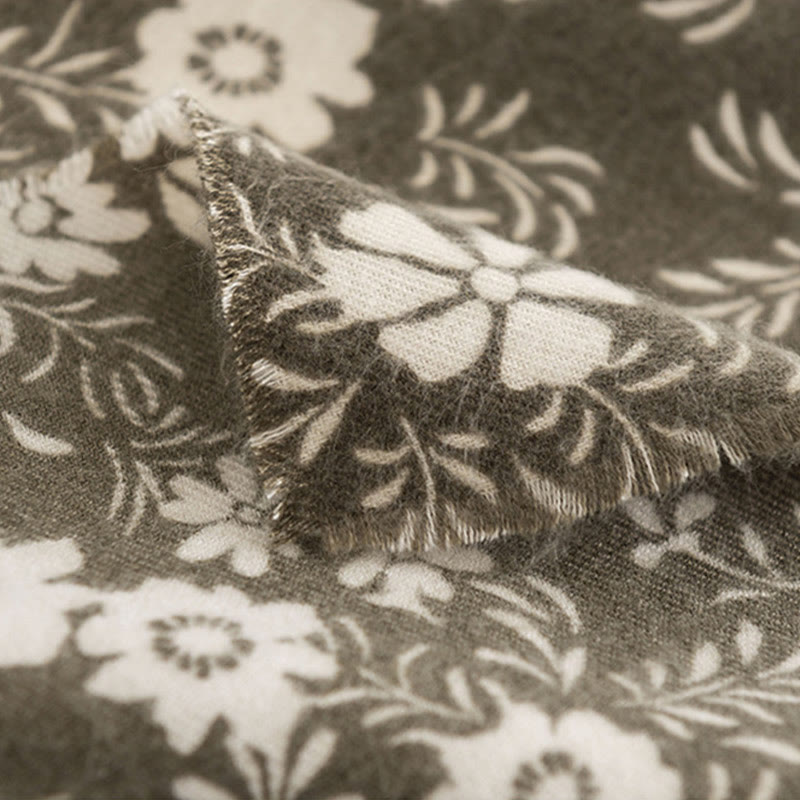 Chal tibetano con Buddha Stones y estampado de margaritas frescas para otoño e invierno, suave y cálido, para viajes