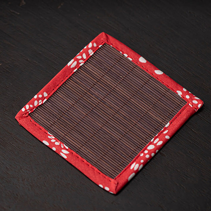 Quemador de incienso de cerámica curativo con estera de bambú y campana de gato con Buddha Stones para decoración de escritorio - image 11