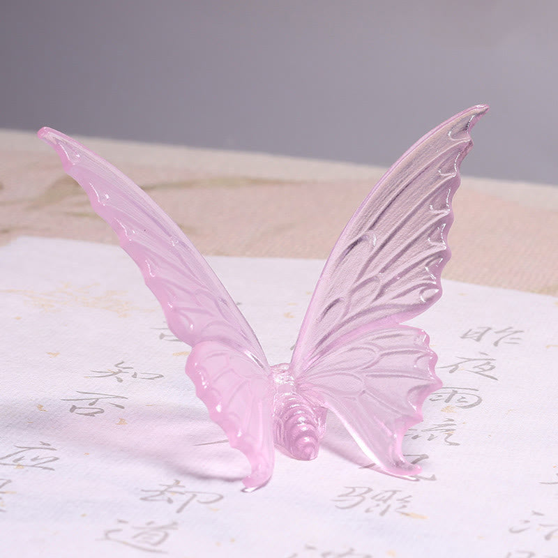 Quemador de incienso curativo con forma de mariposa y Buddha Stones para decoración de escritorio