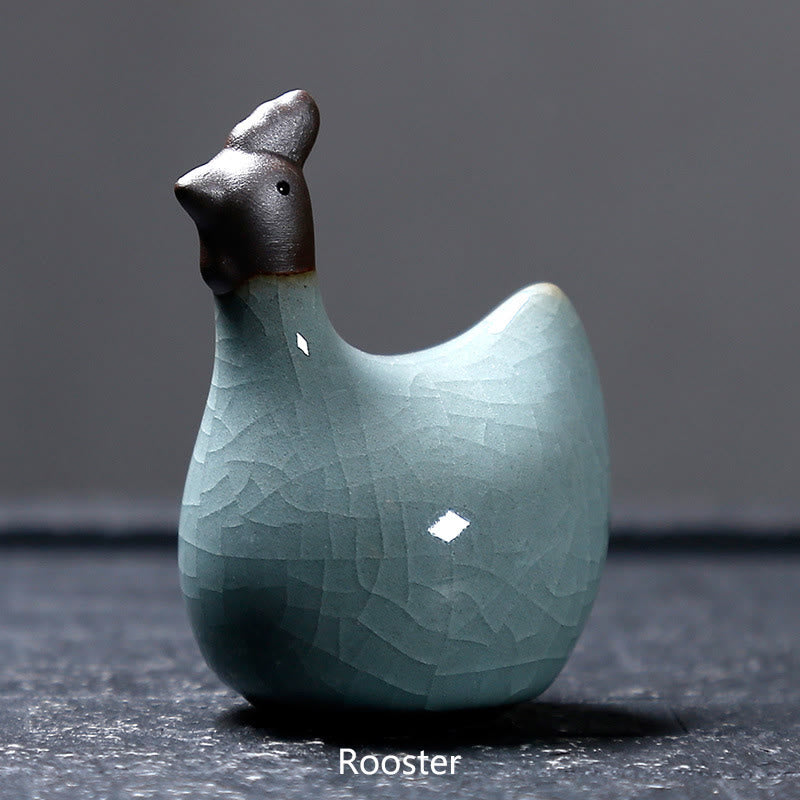 Buddha Stones con diseño del zodíaco chino, cerámica, té, mascota, decoración del hogar