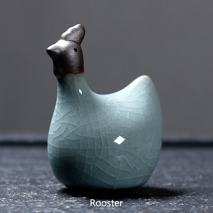 Buddha Stones con diseño del zodíaco chino, cerámica, té, mascota, decoración del hogar