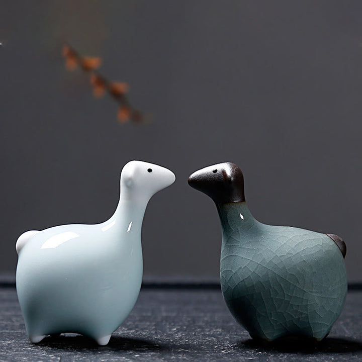 Buddha Stones con diseño del zodíaco chino, cerámica, té, mascota, decoración del hogar