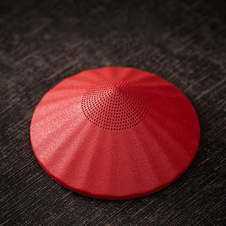 Colador de cerámica con forma de monje zen y piedras de Buddha Stones , accesorio para té, figurita decorativa para el hogar