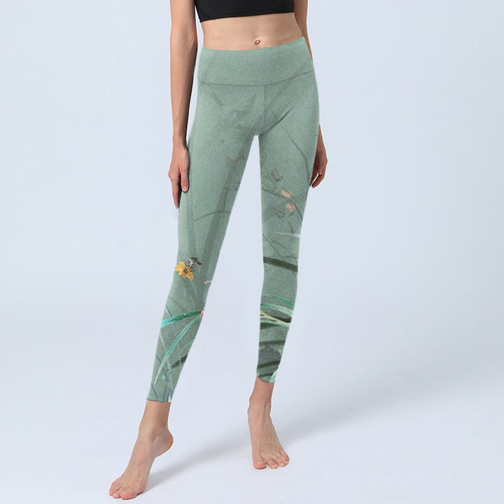 Leggings de yoga para mujer con estampado de Buddha Stones - image 6