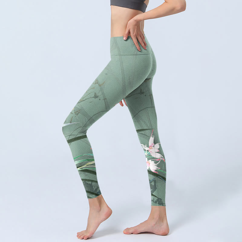 Leggings de yoga para mujer con estampado de Buddha Stones - image 3