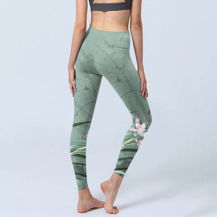 Leggings de yoga para mujer con estampado de Buddha Stones - image 5