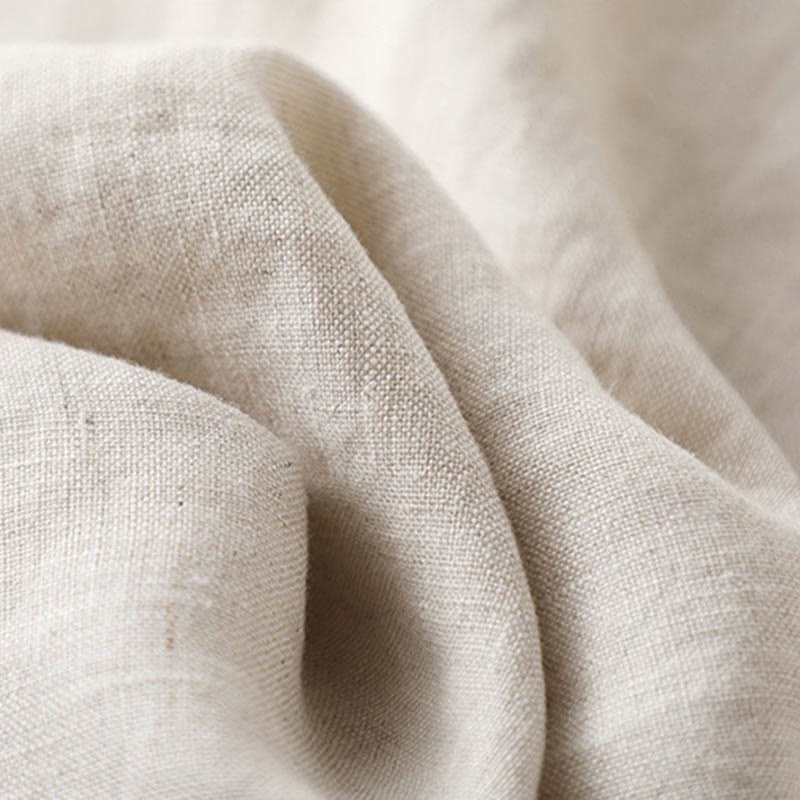 Pantalones de lino y algodón con pliegues laterales, de color liso, informales, para mujer, con pernera ancha y bolsillos , de Buddha Stones