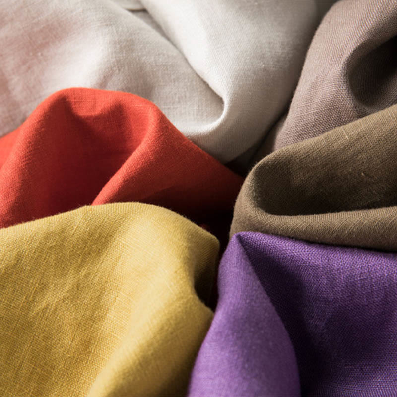 Pantalones anchos de lino y algodón de color liso para mujer con bolsillos y Buddha Stones - image 34