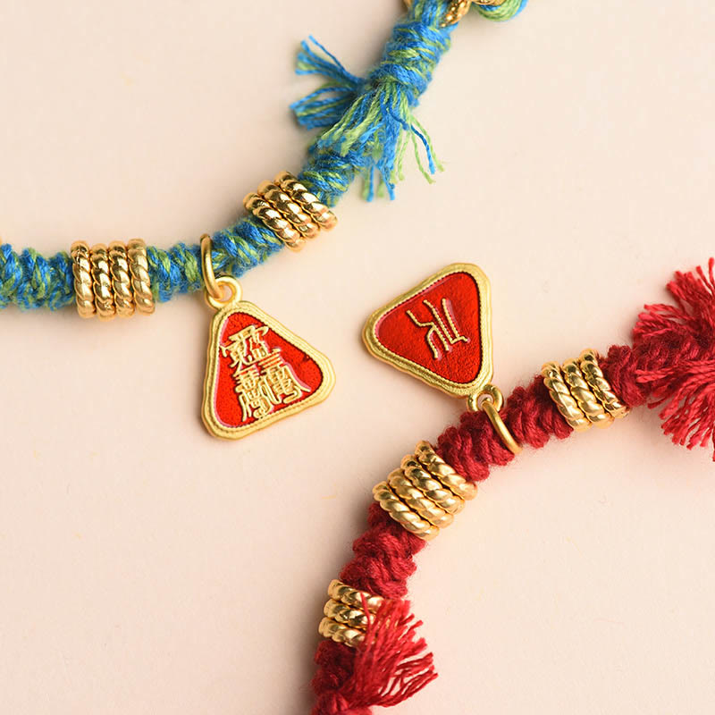 Pulsera de protección con borlas de flores y Buddha Stones de la diosa de la riqueza tibetana Zakiram