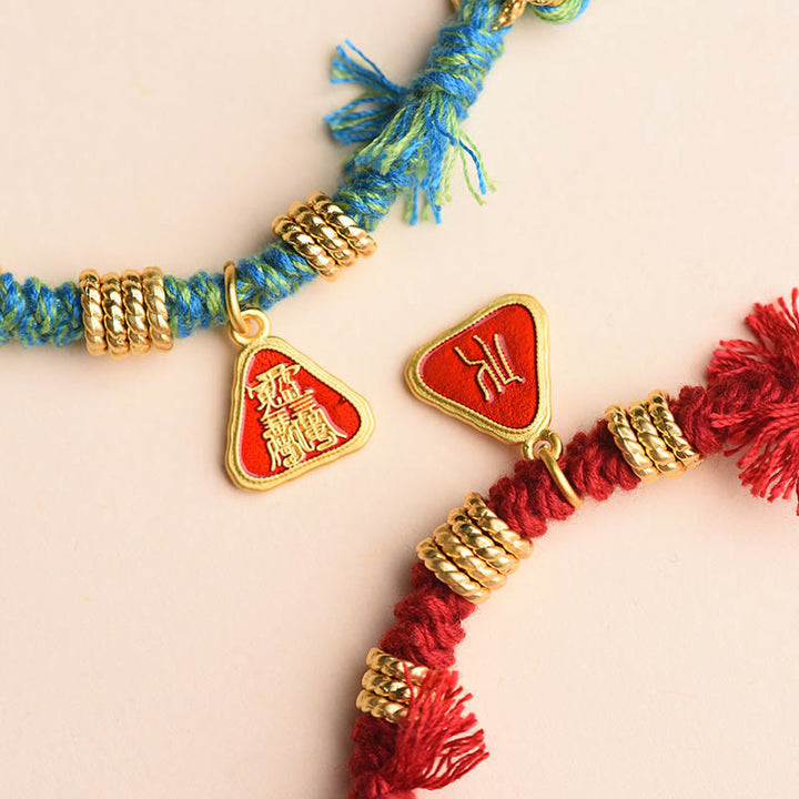 Pulsera de protección con borlas de flores y Buddha Stones de la diosa de la riqueza tibetana Zakiram