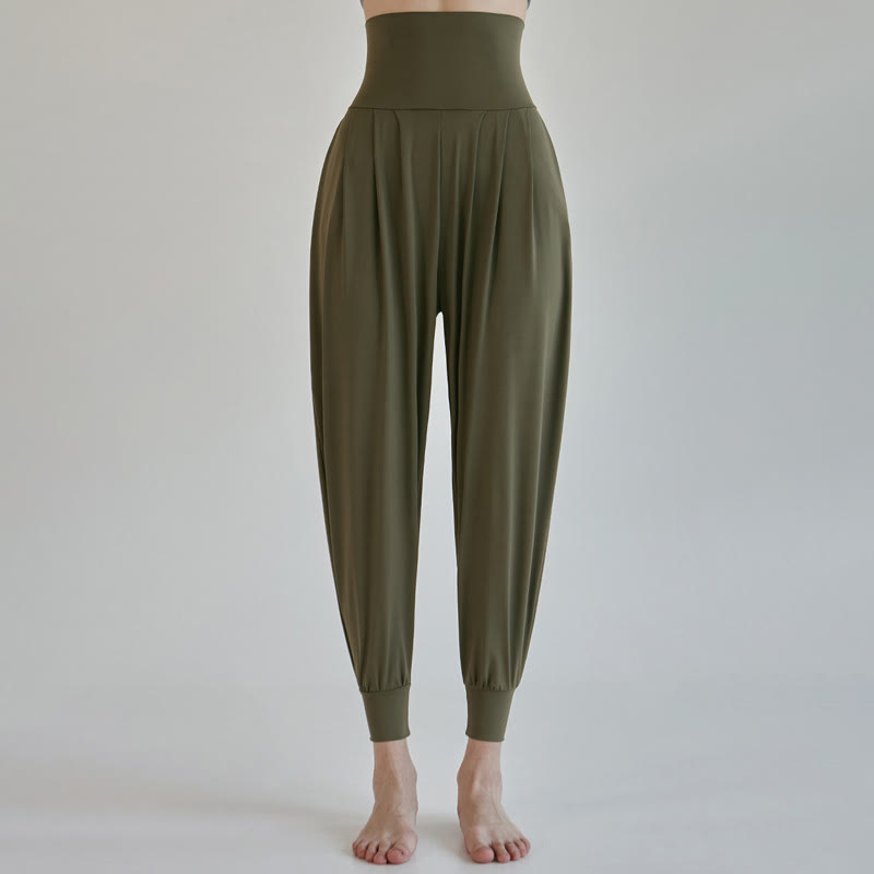 Pantalones Leica de talle alto, informales, de secado rápido y con bolsillos para mujer de Buddha Stones - image 2