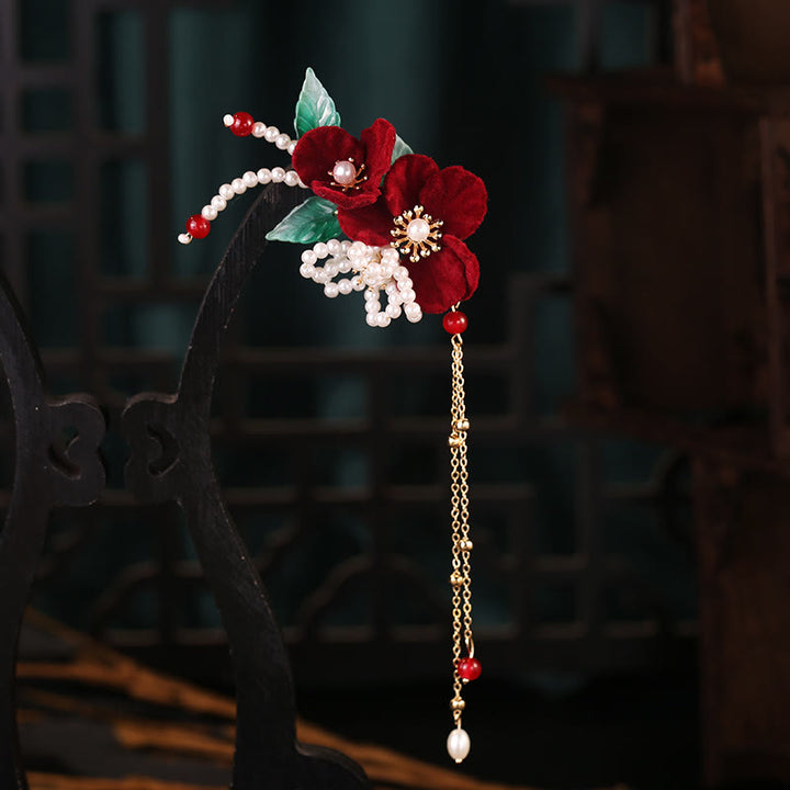 Juego de pinzas para el cabello con Buddha Stones