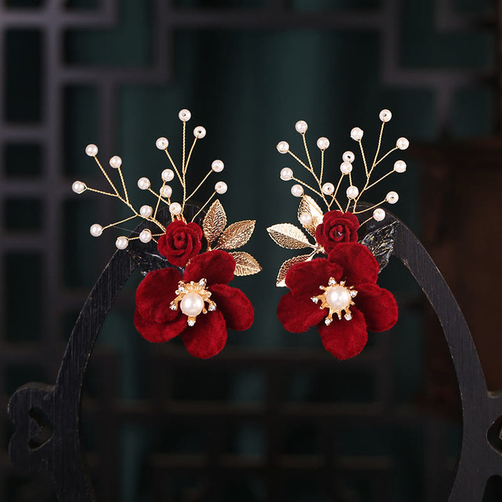 Juego de pinzas para el cabello con Buddha Stones