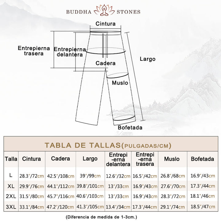 Conjunto de 2 Buddha Stones de traje Tang para hombre con estampado de peces Koi y botones de rana, camisa de manga larga y pantalones - image 6