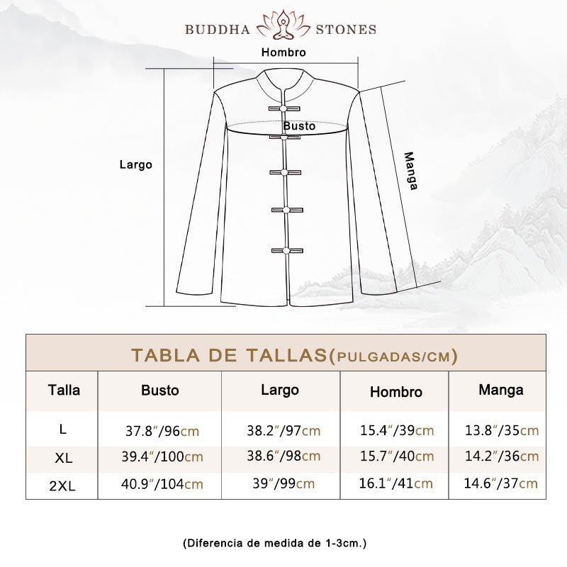 Vestido camisero con botones de rana y bordado de flores para mujer de Buddha Stones, pantalones de pierna ancha - image 3