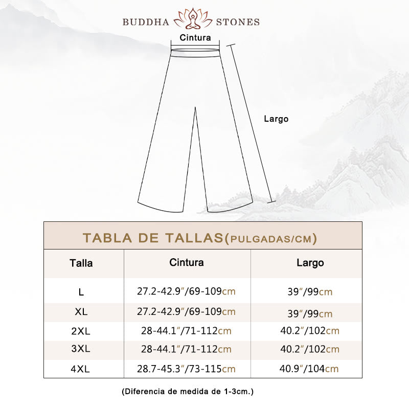 Conjunto de 2 piezas de traje Tang con botones de rana y camisa de manga larga para hombre, color liso , con Buddha Stones - image 4