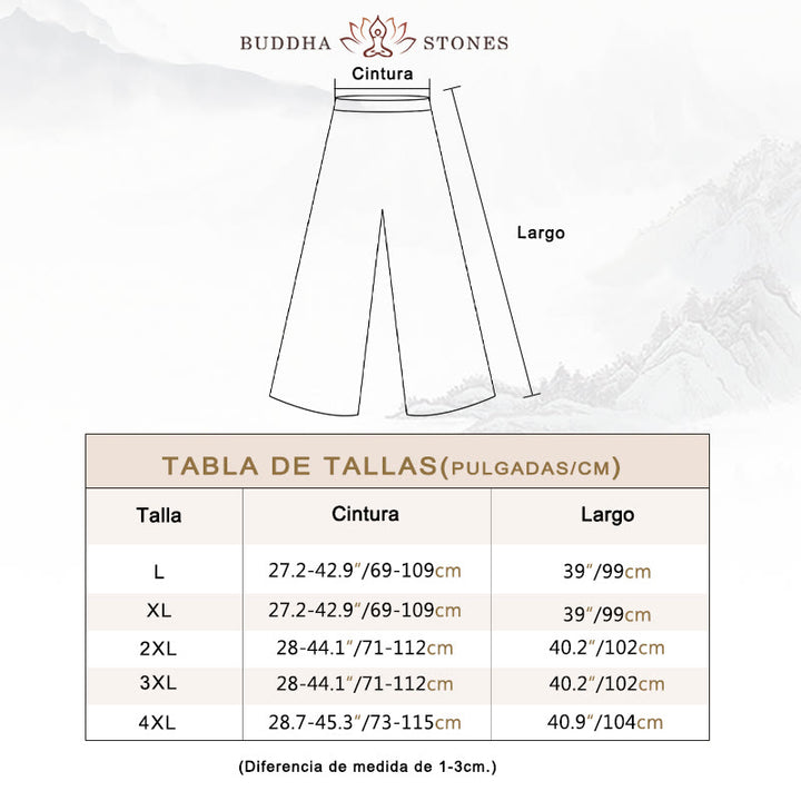 Conjunto de 2 piezas de traje Tang con botones de rana y camisa de manga larga para hombre, color liso , con Buddha Stones - image 4