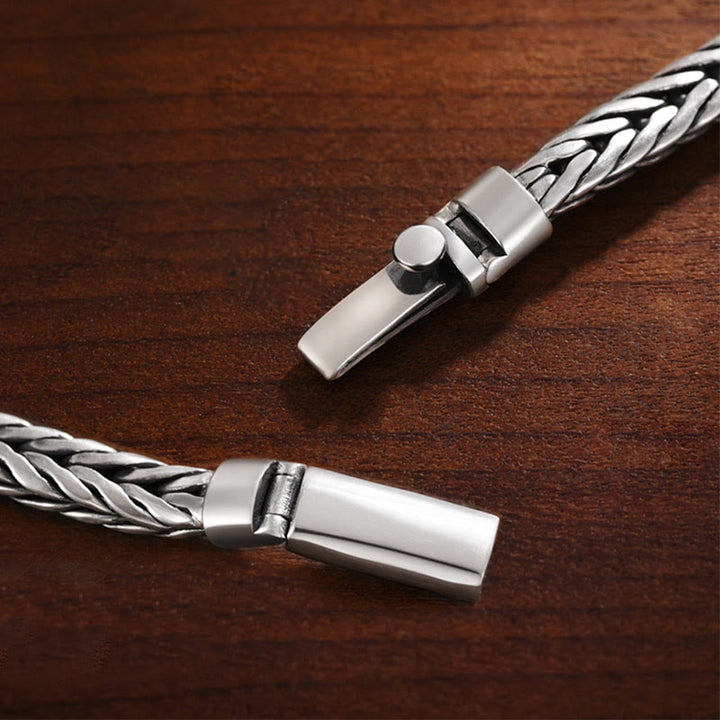 Pulsera de metal con Buddha Stones, tejido de cobre tibetano, con relieve Om Mani Padme Hum y Vajra Peace