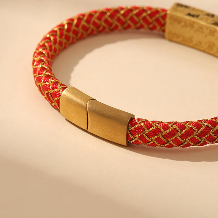 Pulsera tibetana Om Mani Padme Hum con Buddha Stones , varios colores, cuerda, hilo dorado, nudo de diamante, hebilla de la suerte