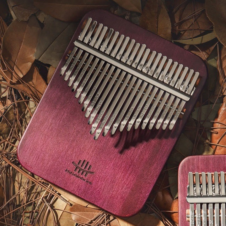 Kalimba Buddha Stones de 21 teclas, piano de pulgar de madera Peltogyne, piano de dedo portátil