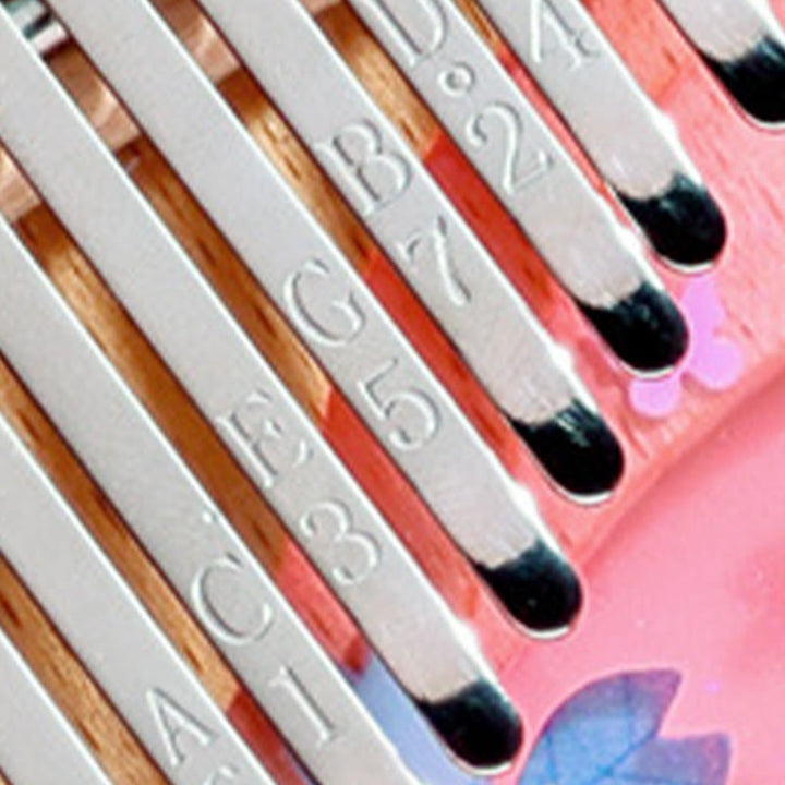 Kalimba Buddha Stones de 17/21 teclas, piano de pulgar de madera de haya y cerezo rosa, piano de dedo portátil