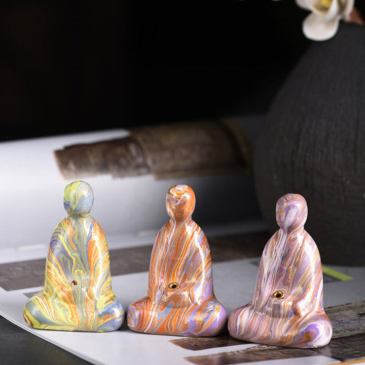 Mini Buddha Stones de Buda, para decoración de incienso de la paz.