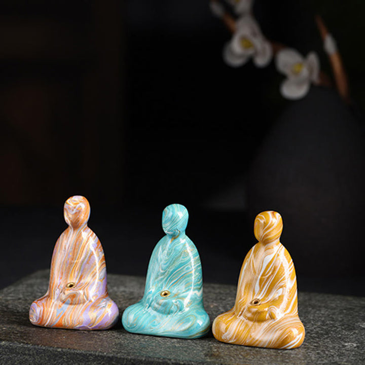 Mini Buddha Stones de Buda, para decoración de incienso de la paz.
