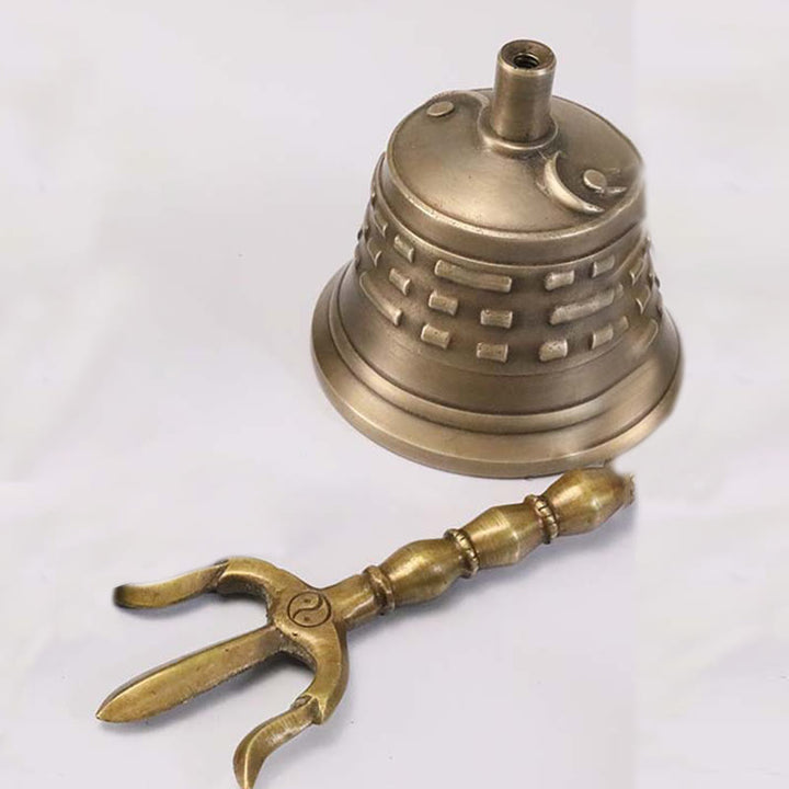 Buddha Stones hechas a mano, meditación tibetana, Vajra Dorje, campana de calabaza, Yin Yang, cobre, decoración de iluminación