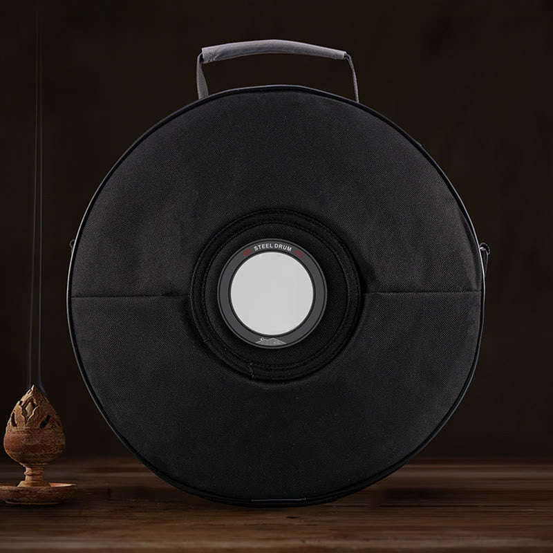 Tambor de lengüeta de acero Buddha Stones, kit de percusión de 12 pulgadas, 13 notas y meditación con sonido curativo