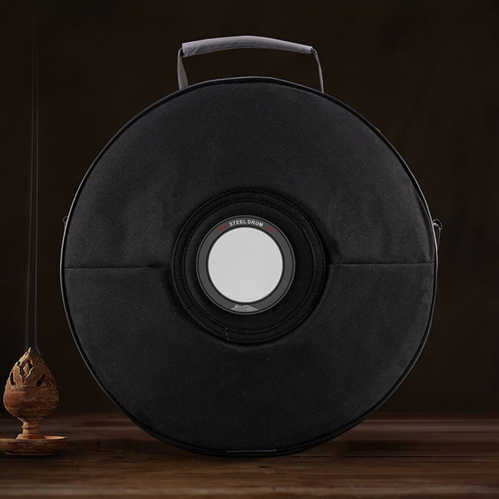 Tambor de lengüeta de acero Buddha Stones, kit de percusión de 12 pulgadas, 13 notas y meditación con sonido curativo