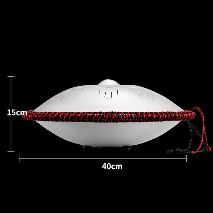 Tambor de lengüeta de acero Buddha Stones, kit de meditación y yoga con sonido curativo, instrumento de 9 notas y 15 pulgadas.