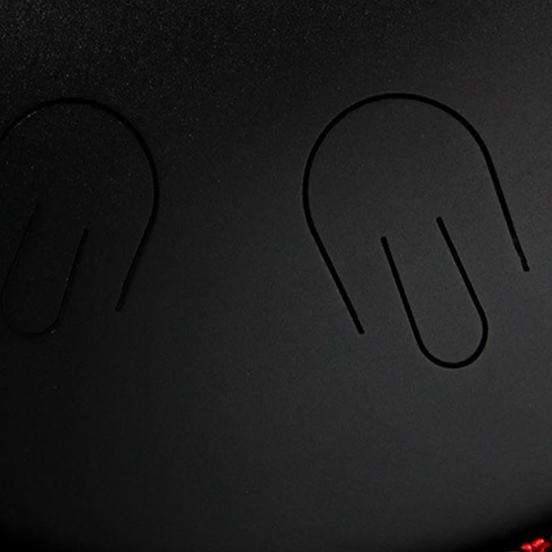 Tambor de lengüeta de acero Buddha Stones, kit de meditación y yoga con sonido curativo, instrumento de 9 notas y 15 pulgadas.