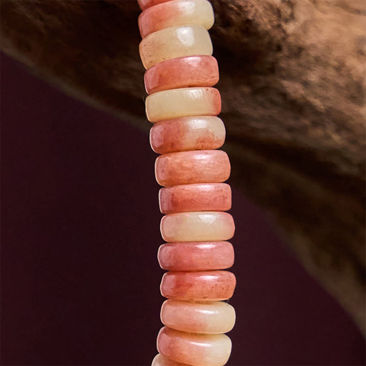 Pulsera de cuentas de sangre morada de hueso de camello tibetano natural de Buddha Stones que aleja los malos espíritus