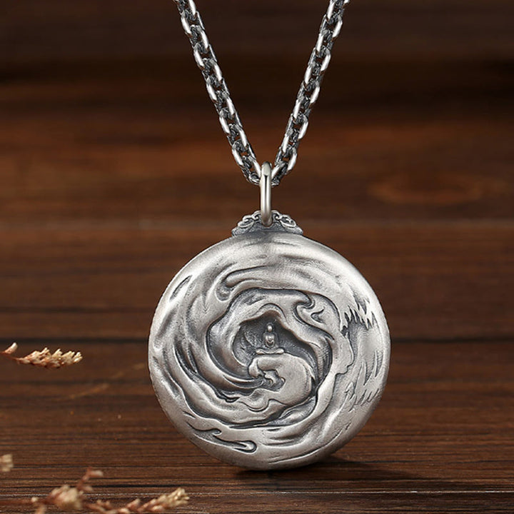 Buddha Stones de cobre con diseño de demonio y piedras de Buda - image 3