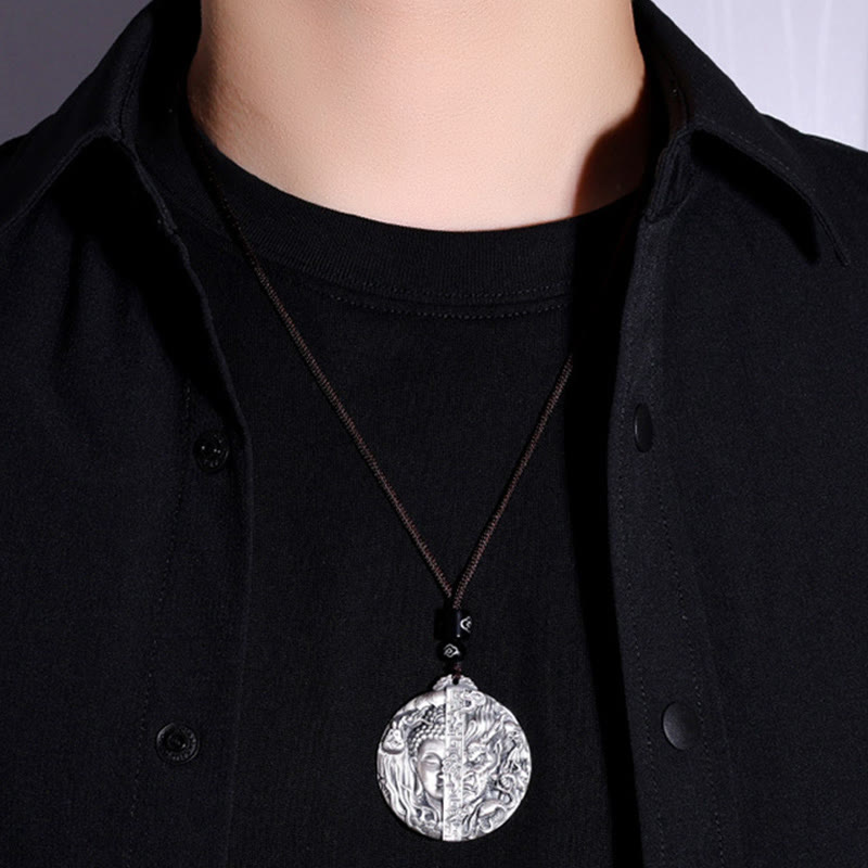 Buddha Stones de cobre con diseño de demonio y piedras de Buda - image 10