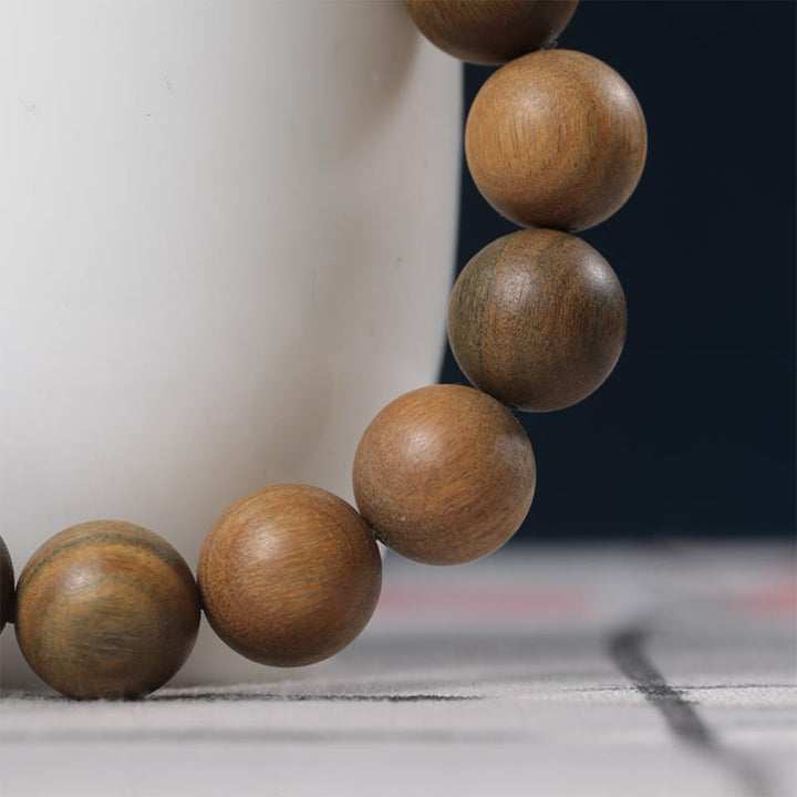 Pulsera Pixiu de sándalo verde con Buddha Stones para atraer la riqueza - image 12